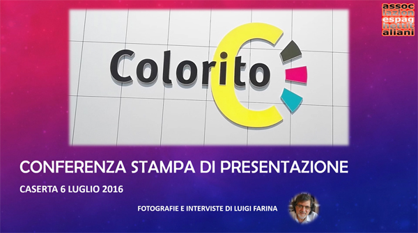 Conferenza stampa di presentazione di Colorito a Caserta