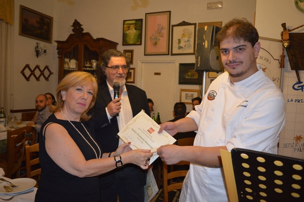 Antica Trattoria Innarone di Caserta - Consegna Tessera Associazione Spaghettitaliani