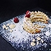 -Millefoglie Oliveto  - -Dessert raffigurante il logo di Oliveto Restaurant