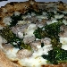 Pizza Cafona (impasto s.t.g., salciccia, friarielli, provola di Agerola e olio extravergine d'oliva) - -