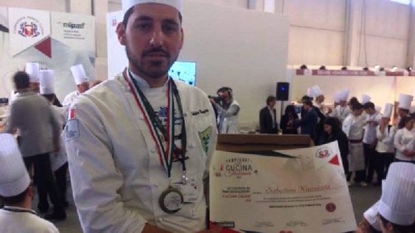Successo sangennarese, lo chef Sabatino Nunziata vince la medaglia di bronzo ai campionati italiani (anno 2016)