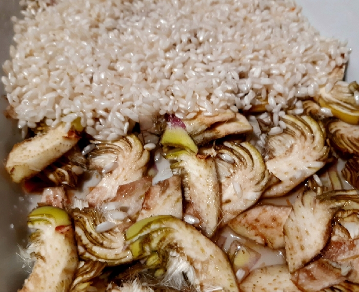 -Riso pilaf con carciofo spinoso sardo DOP 