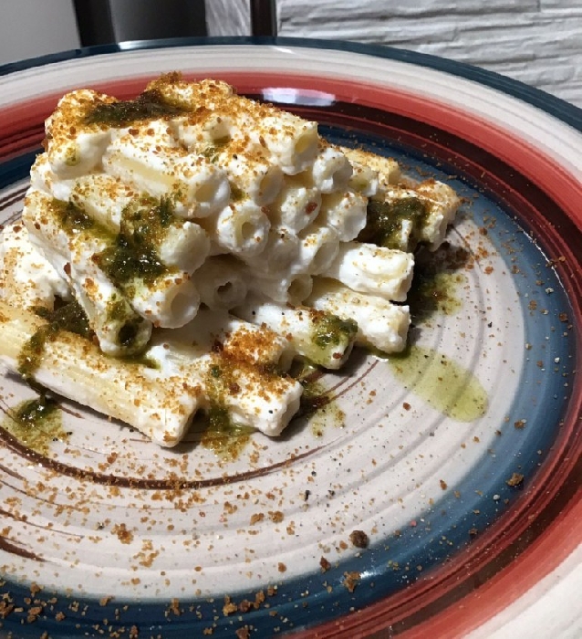 -Sedanini con ricotta sarda e bottarga di muggine