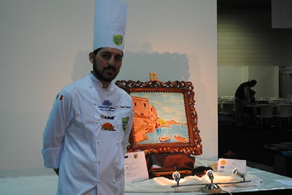 Mondiali di cucina, sul podio il quadro di cioccolato con Marechiaro (anno 2014)
