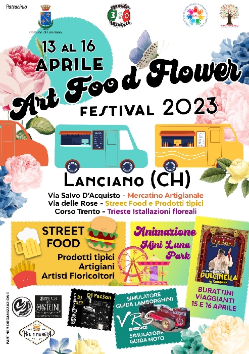 Dal 13 al 16 Aprile - Canciano (CH) - Art Food Flower Festival 2023