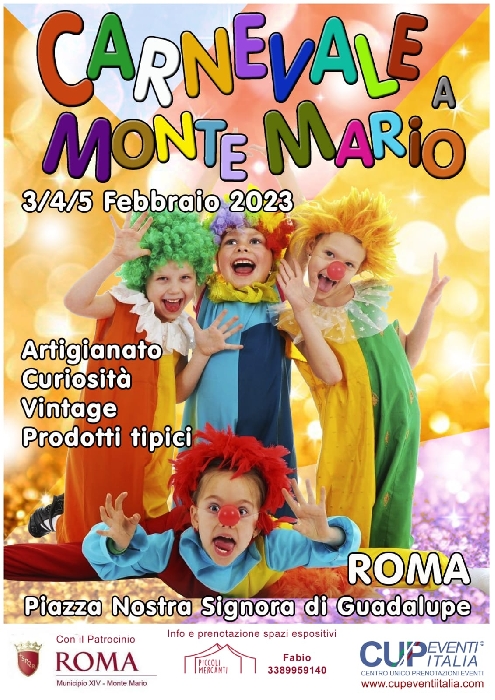 Dal 3 al 5 Febbraio - Piazza Nostra Signora di Guadalupe - Roma - Carnevale a Monte Mario