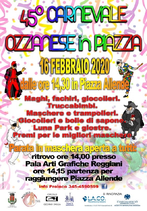 16/02 - Ozzano (BO) - Carnevale Ozzanese in Piazza