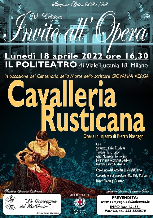 18/04 - Il Politeatro - Milano - Cavalleria Rusticana