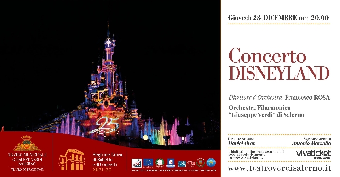 23/12 - Teatro Municipale Giuseppe Versi - Salerno - Concerto Disneyland