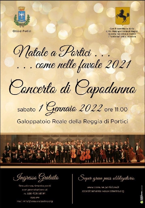 1° Gennaio 2022 - Galoppatoio Reale - Regia di Portici - Portici (NA) - Concerto di Capodanno
