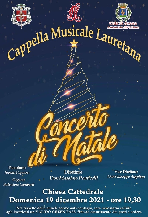 19/12 - Cappella Musicale Lauretana del Duomo di Aversa - Aversa (CE) - Concerto di Natale