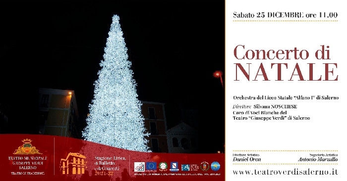 25/12 - Teatro Municipale Giuseppe Verdi - Salerno - Concerto di Natale