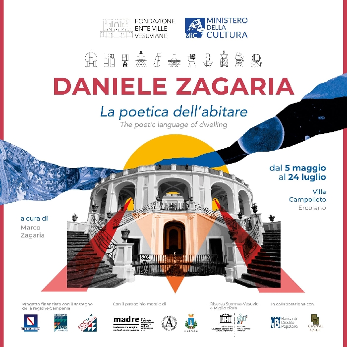 Dal 5 Maggio al 14 Luglio - Villa Campolieto - Ercolano (NA) - Daniele Zagaria, la poetica dell