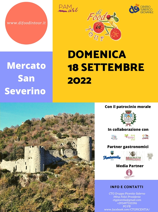 Domenica 18 settembre 2022 Di food in Tour a Mercato San Severino
