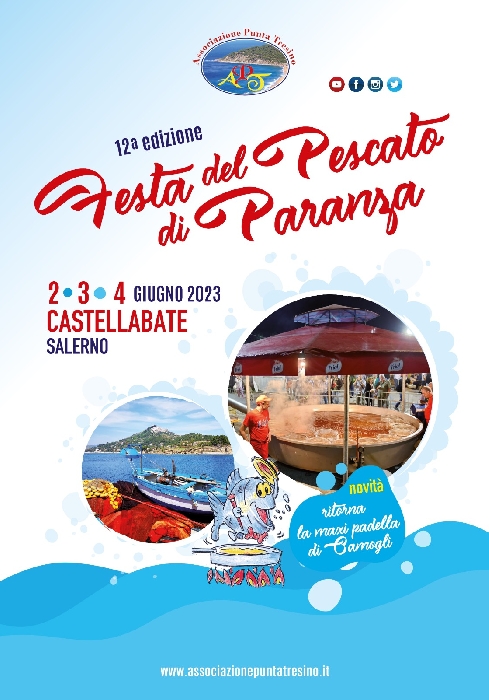 Dal 2 al 4 Giugno - Villa Matarazzo - Santa Maria di Castellabate (SA) - Festa del Pescato di Paranza 12ª Edizione