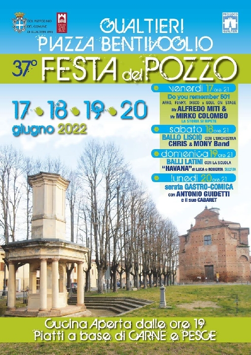 Dal 17 al 20 Giugno - Piazza Bentivoglio - Gualtieri (RE) - Festa del Pozzo