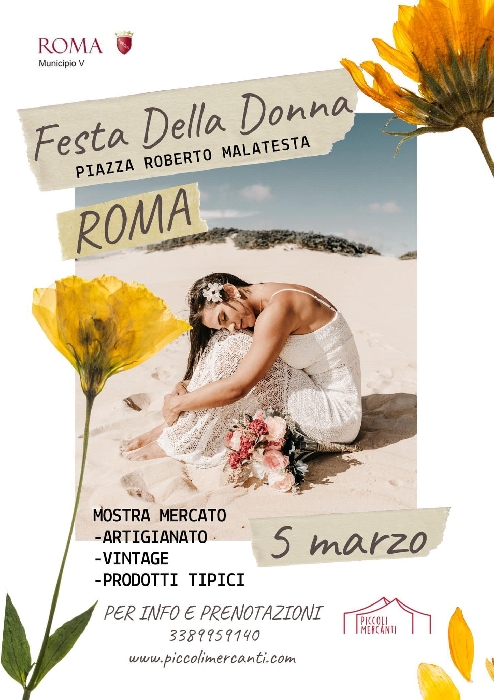 05/03 - Piazza Roberto Malatesta - Roma - Festa della Donna