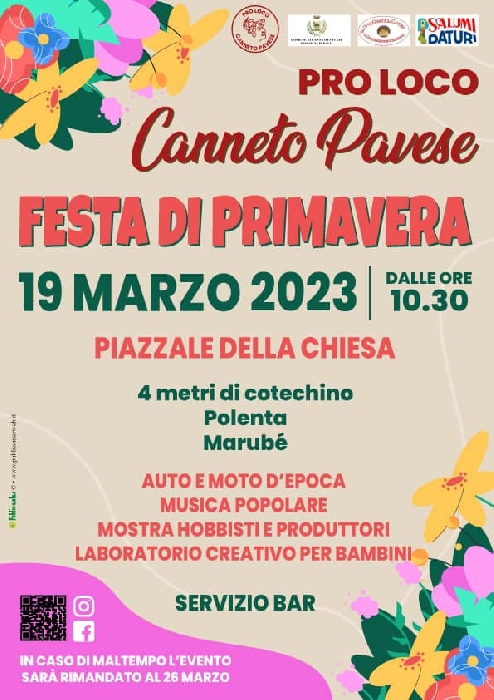19/03 - Piazzale della Chiesa - Canneto Pavese (PV) - Festa di Primavera
