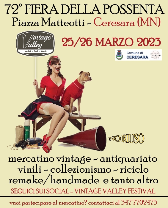 25 e 26 Marzo - Piazza Matteotti - Ceresara (MN) - 72ª Fiera della Possenta