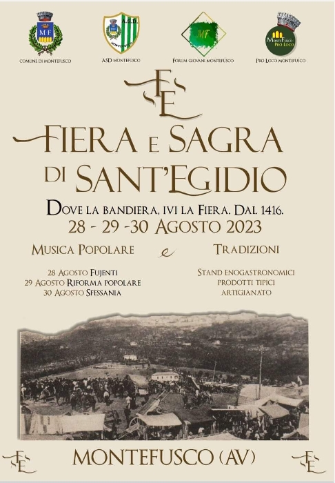 Dal 28 al 30 Agosto - Montefusco (AV) - Fiera e Sagra di Sant