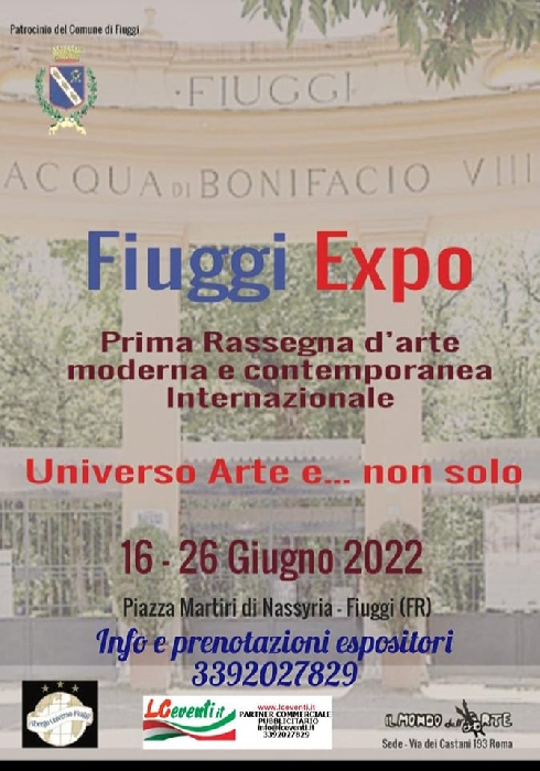 Dal 16 al 26 Giugno - Piazza Martiri di Nassyria - Fiuggi (FR) - Fiuggi Expo