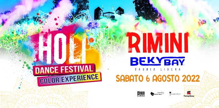 06/08 - Beky Bay - Rimini - Holi Dance Festival - Color Experience