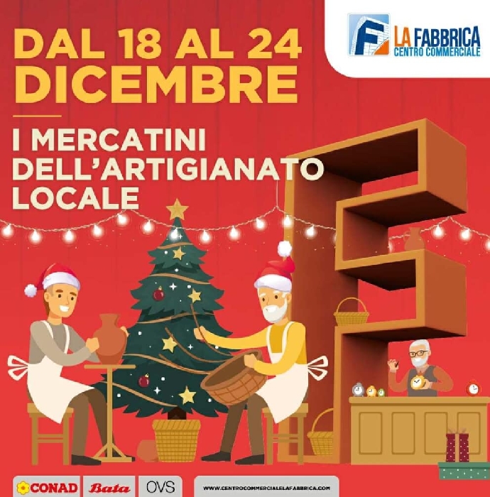 Dal 18 al 24 Dicembre - Centro Commerciale La Fabbrica - Santo Stefano di Magra (SP) - I Mercatini dell