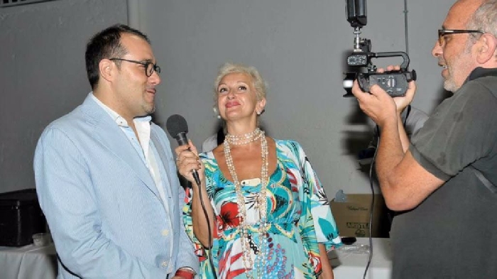 Intervista al sindaco di Castellammare di Stabia, Gaetano Cimmino (fotografia inviata da Teresa Lucianelli)