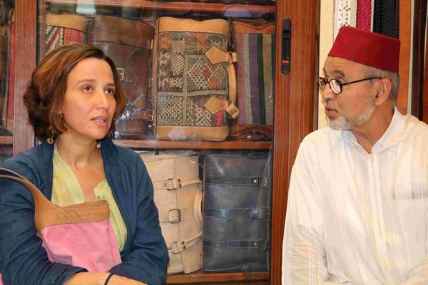 Jazia Santissi (Direttore Ente Nazionale Turismo Marocco) con il Profesore Fassi Fihri
