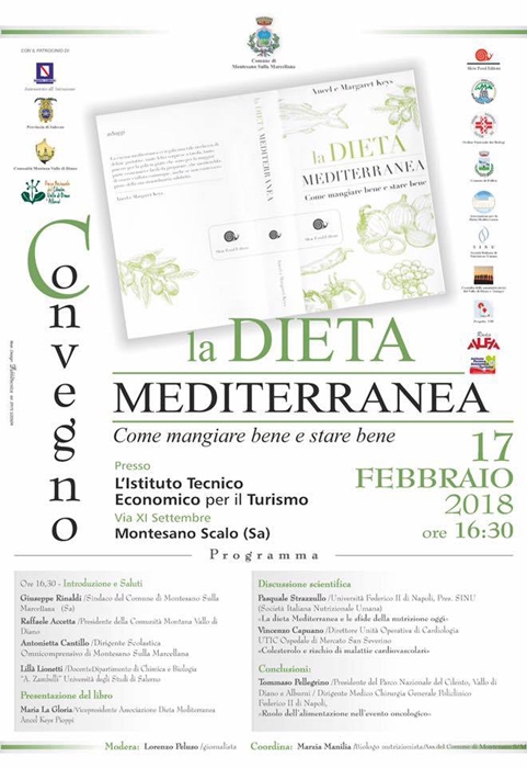 17/03 - Istituto Tecnico Economico per il Turismo - Montesano Scalo (SA) - Convegno "La Dieta Mediterranea", come mangiare bene e stare bene