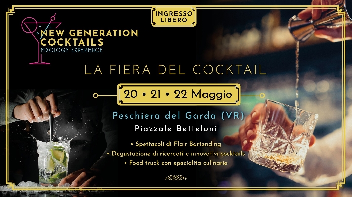 20, 21 e 22 Maggio - Piazzale Betteloni - Peschiera del Garda (VR) - La Fiera del Cocktail