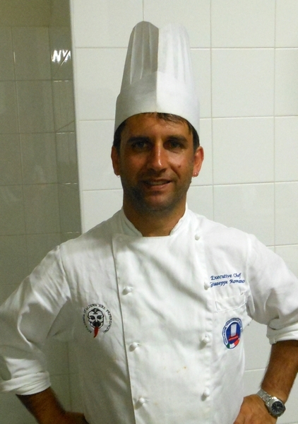 Lo Chef Giuseppe Romano di ME Restaurant di Pizzo Calabro (VV)