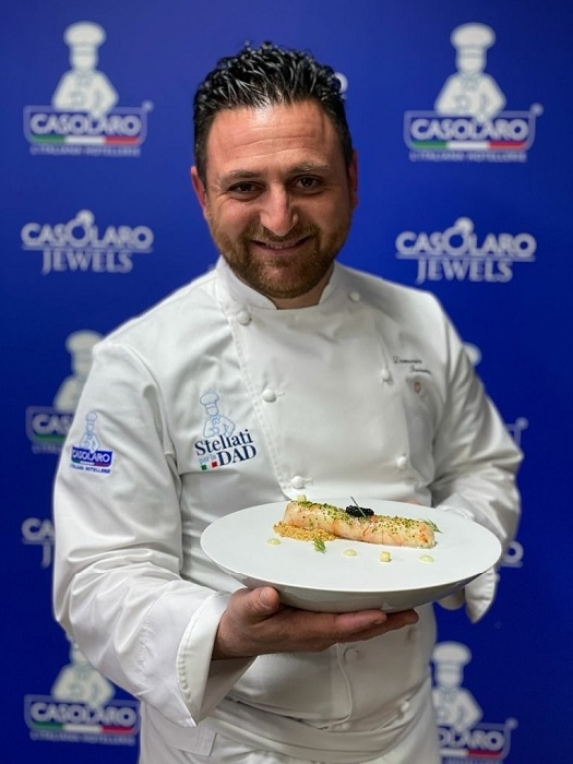 Lo chef Domenico Iavarone in diretta su Facebook con Stellati per la Dad: Materie prime, Territorio e Stagionalit pi importanti degli effetti speciali.