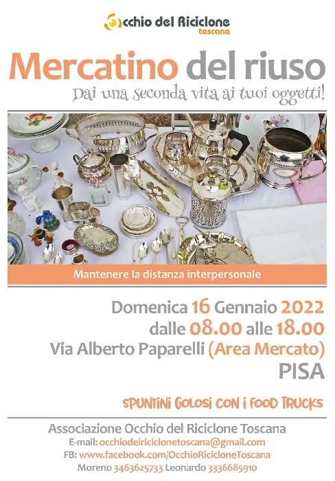 16/01 - Area Mercato - Pisa - Mercatino del riuso