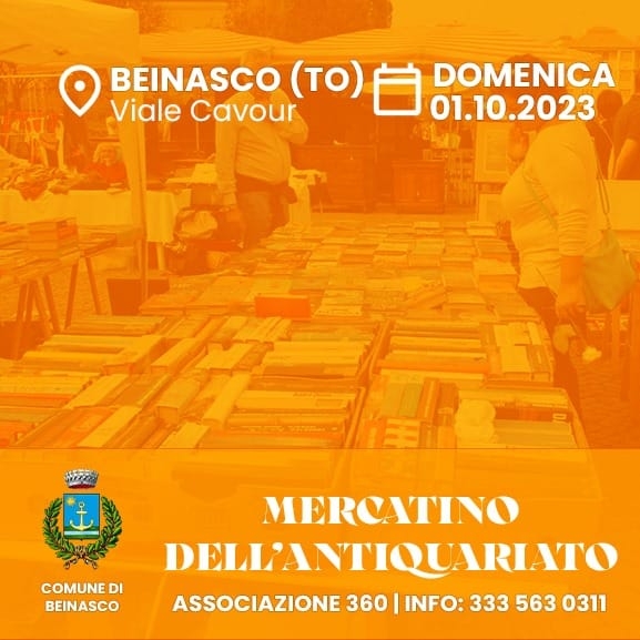 01/10 - Viale Cavour - Beinasco (TO) - Mercatino dell