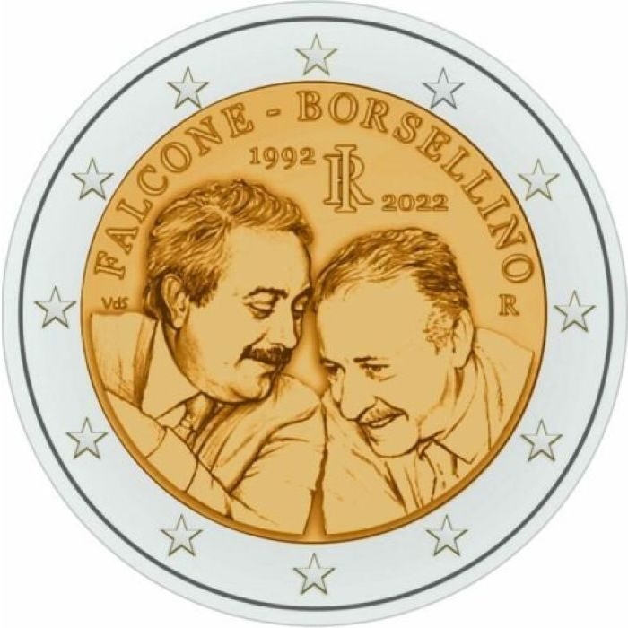 Moneta di 2 Euro dedicata a Falcone e Borsellino a 30 anni dalla loro morte