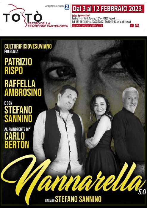 Dal 3 al 12 Febbraio - Teatro Totò - Napoli - Nannarella 5.0