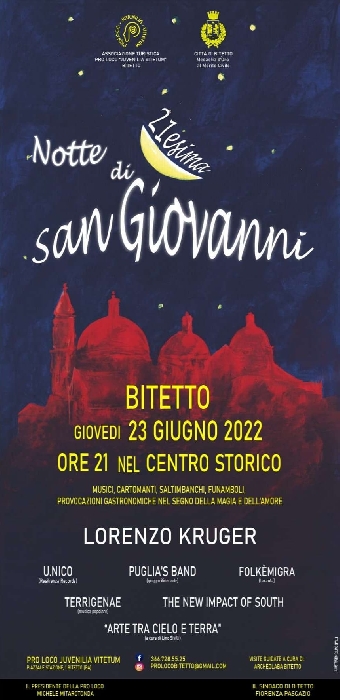 23 Giugno - Bitetto (BA) - Notte di San Giovanni