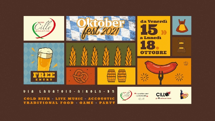 Dal 15 al 18 Ottobre - Macelleria e Grill Cillo - Airola (BN) - Oktober Fest 2021