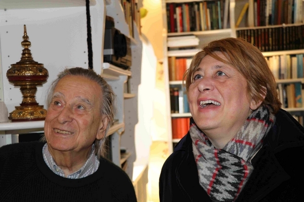 Paolo Portoghesi e Alessandra Pandolfi