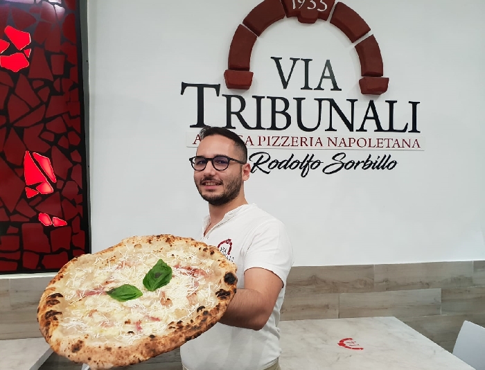 Rodolfo Sorbillo e la Pizza per le luminarie di Salerno