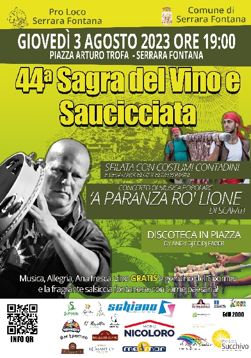 03/08 - Piazza Arturo Trofa - Serrara Fontana (NA) - 44ª Sagra del Vino e Saucicciata