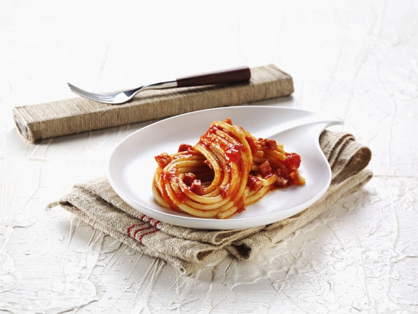 Spaghetti all'amatriciana - fotografia inviata da AIDEPI