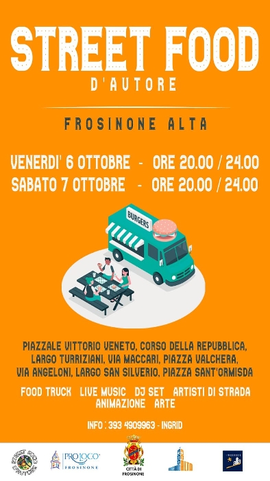 6 e 7 Ottobre - Frosinone Alta - Street Food d