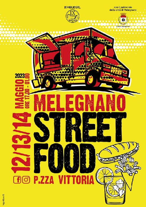 Dal 12 al 14 Maggio - Piazza Vittoria - Melegnano (MI) - Street Food