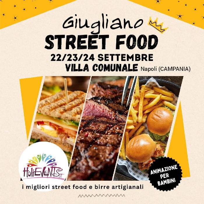 Dal 22 al 24 Settembre - Villa Comunale - Giugliano (NA) - Street Food