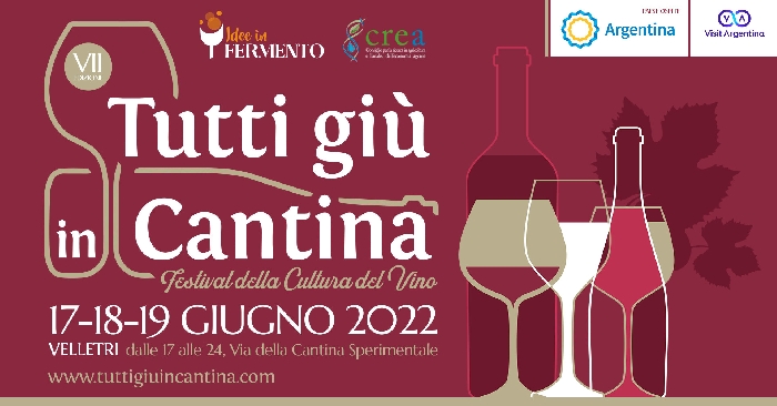 Dal 17 al 19 Giugno - Velletri (RM) - Tutti giù in Cantina - Festival della cultura del vino