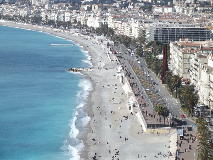 la spiaggia di Nizza