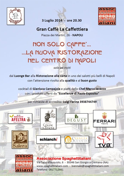 03/07 - Non solo caff... ...la nuova ristorazione nel centro di Napoli