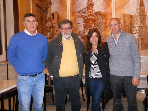 11/11/2016 - Visita alla Pizzeria Trianon da Ciro di Napoli - Angelo Greco, Luigi Farina, Simonetta De Chiara Ruffo e Giuseppe Furfaro